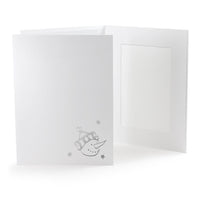 4x6 EconoBright Folders Stamped Series with snowman foil stamp